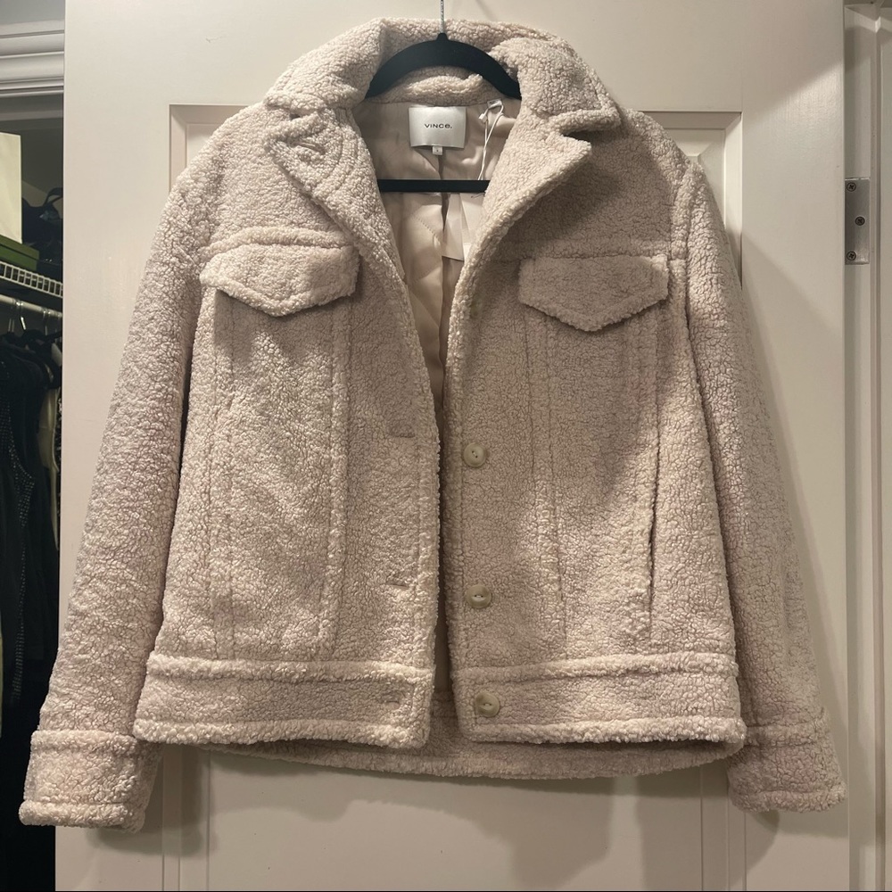 Vince Teddy / Sherpa Shacket